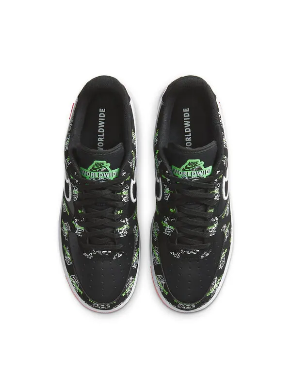 Кроссовки air force 1 07 lv8 по всему миру Nike — изображение 4 из 4, черный/белый/красный