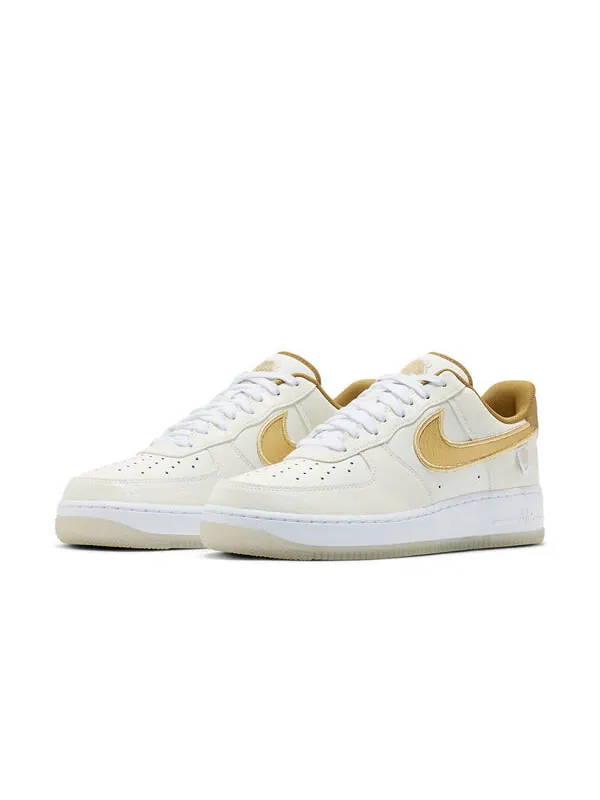 Кроссовки air force 1 '07 lv8 'worldwide pack' Nike — изображение 3 из 4, белый/золотистый