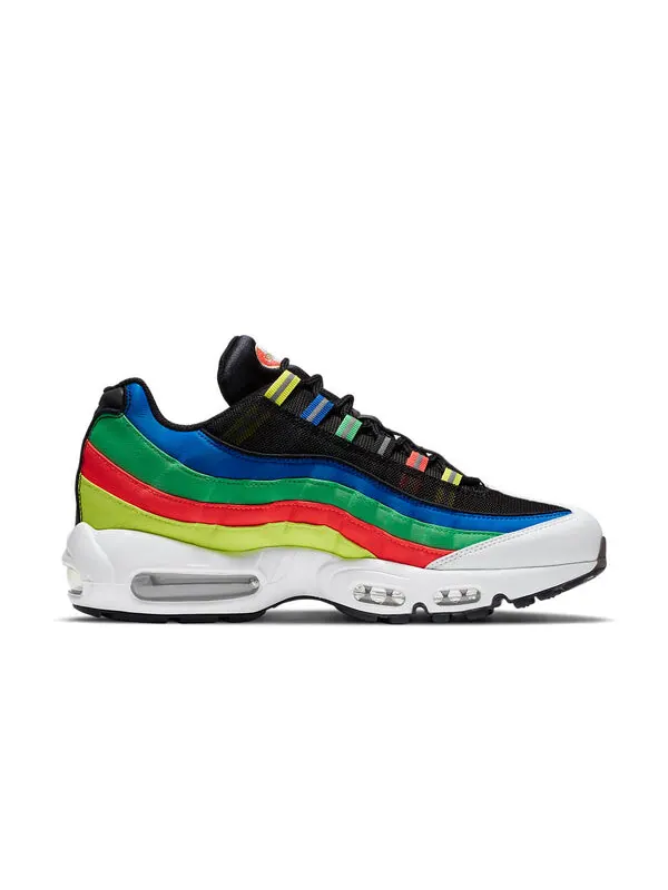 Кроссовки air max 95 Nike — изображение 2 из 4, зеленый, красный, желтый