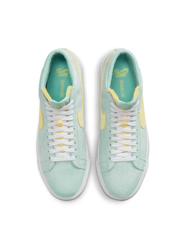 Кроссовки zoom blazer mid premium sb Nike — изображение 4 из 4, зеленый/желтый/розовый