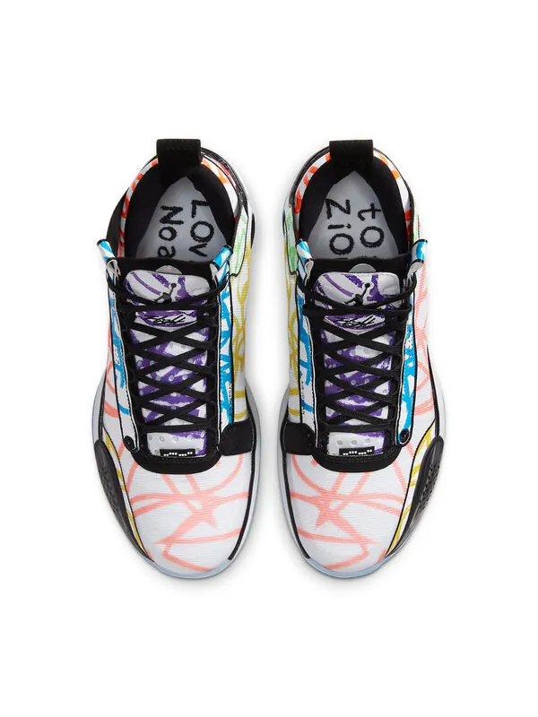 Кроссовки сион уильямсон х 34 Air Jordan — изображение 4 из 4, белый/черный/мульти