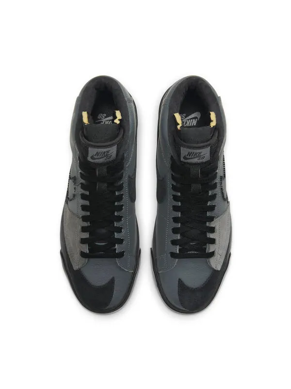 Кроссовки zoom blazer mid edge sb Nike — изображение 4 из 4, черный/серый