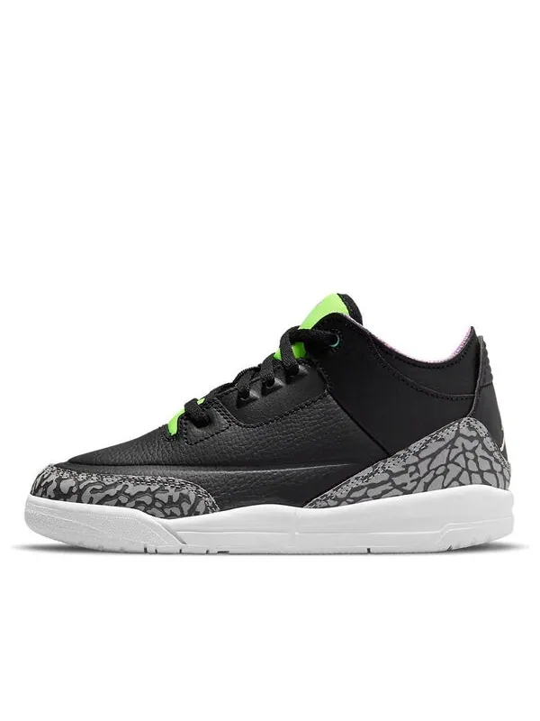 Кроссовки 3 ретро Air Jordan — изображение 1 из 4, черный/серый/зеленый