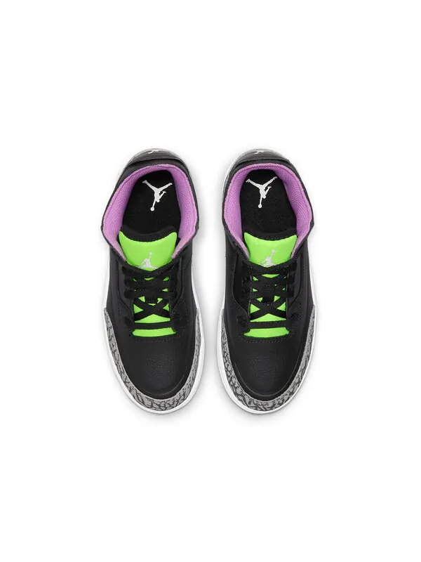 Кроссовки 3 ретро Air Jordan — изображение 4 из 4, черный/серый/зеленый