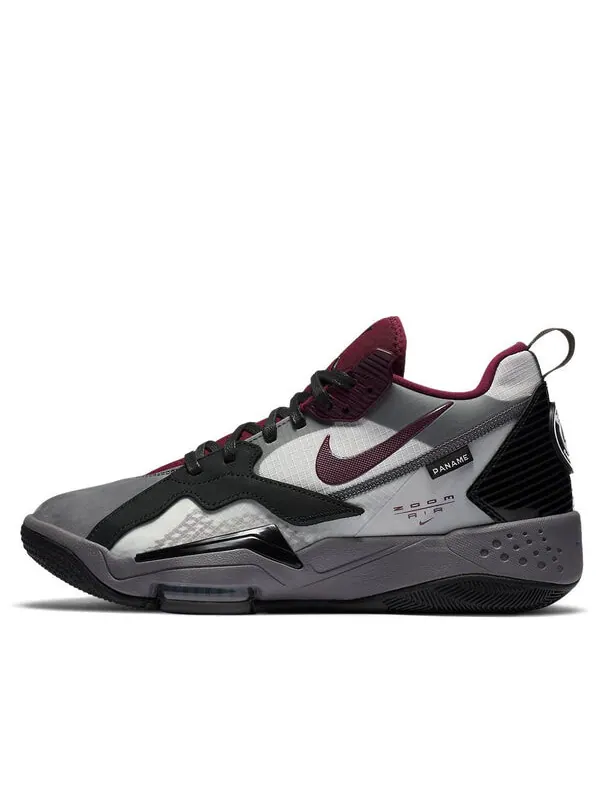 Кроссовки paris saint-germain x zoom '92 'bordeaux' Air Jordan — изображение 1 из 4, графитовый//серый/черный