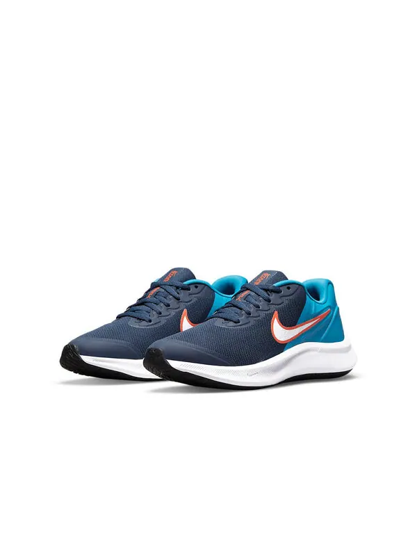 Кроссовки star runner 3 Nike — изображение 3 из 4, синий/оранжевый