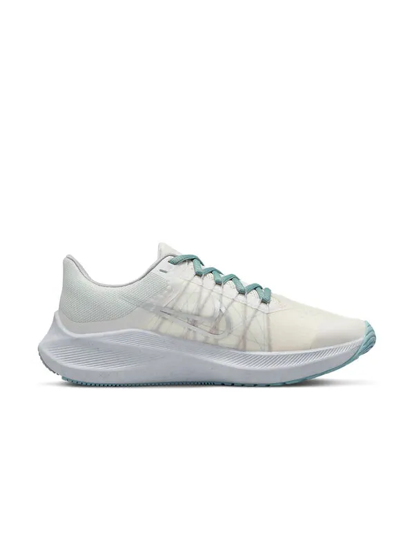 Кроссовки winflo 8 премиум Nike — изображение 2 из 4, белый/серебристый