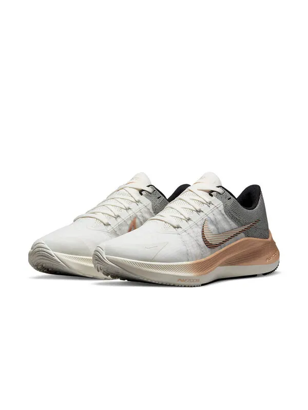 Кроссовки winflo 8 премиум Nike — изображение 3 из 4, серый/белый/золотистый