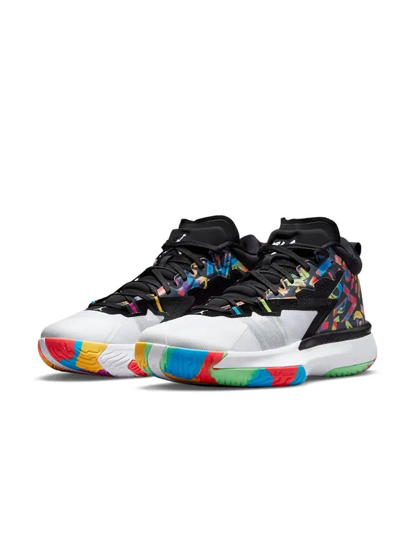 Кроссовки сион 1 пф Air Jordan — изображение 3 из 4, черный/яркий//белый