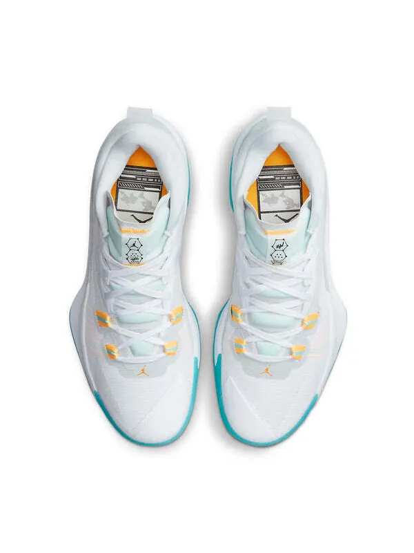 Кроссовки сион 1 пф Air Jordan — изображение 4 из 4, белый/синий