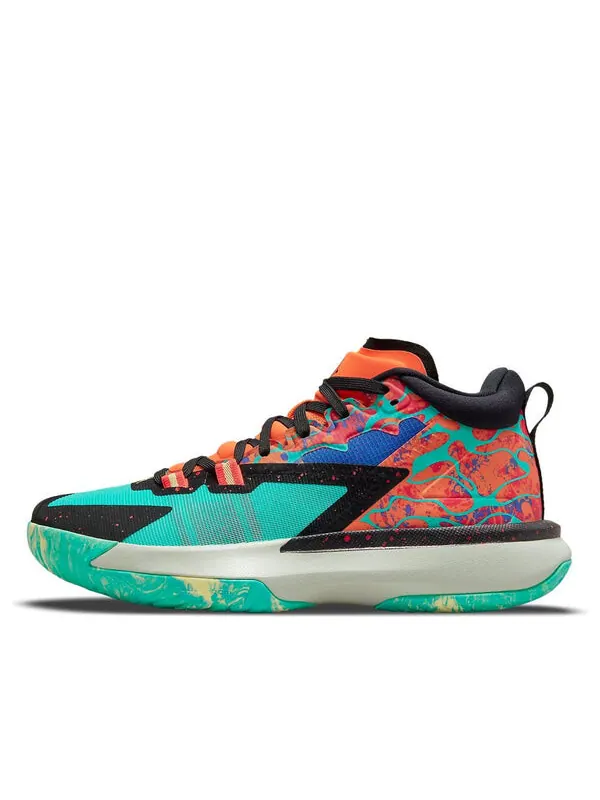 Кроссовки сион 1 Air Jordan — изображение 1 из 4, синий/черный/оранжевый