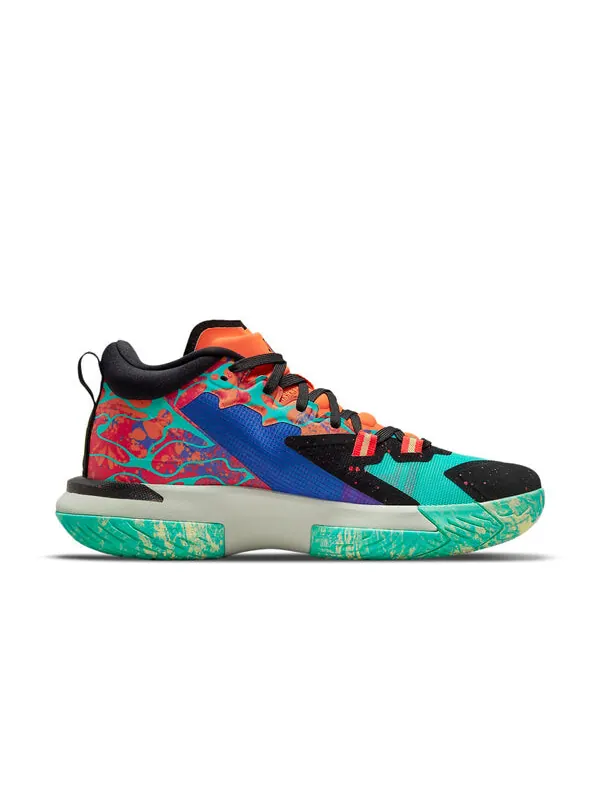 Кроссовки сион 1 Air Jordan — изображение 2 из 4, синий/черный/оранжевый