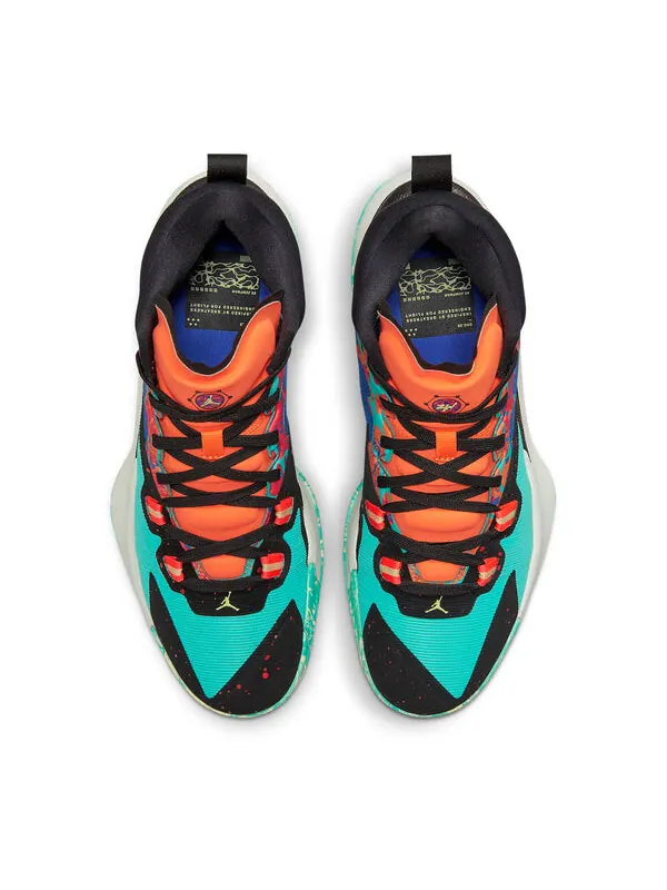 Кроссовки сион 1 Air Jordan — изображение 4 из 4, синий/черный/оранжевый