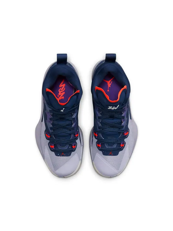 Кроссовки сион 1 Air Jordan — изображение 4 из 4, белый/фиолетовый/синий