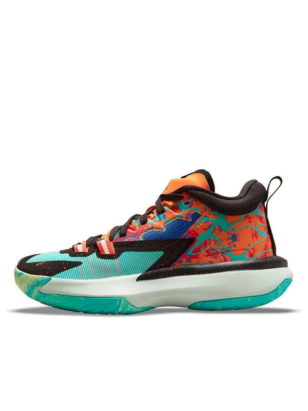 Кроссовки сион 1 Air Jordan — изображение 1 из 4, синий/черный/оранжевый