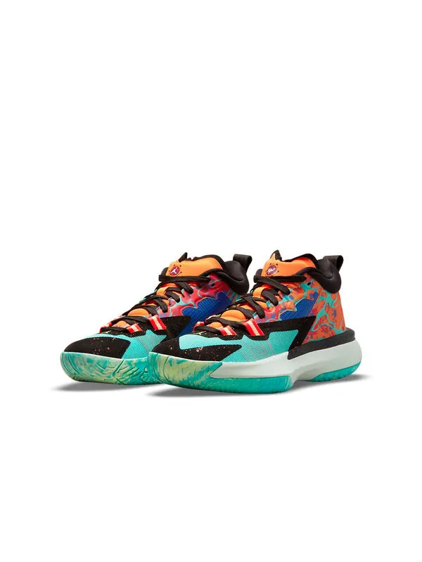 Кроссовки сион 1 Air Jordan — изображение 3 из 4, синий/черный/оранжевый