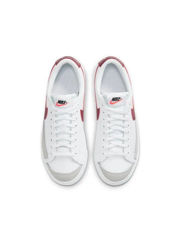 Кроссовки blazer low '77 'white team red' Nike — изображение 4 из 4, белый/красный