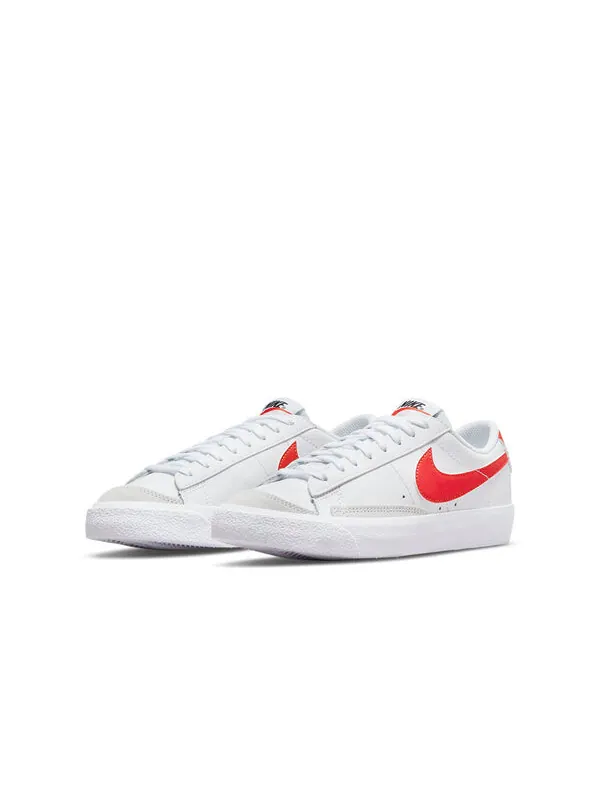 Кроссовки blazer low '77 'white team orange' Nike — изображение 3 из 4, белый/красный