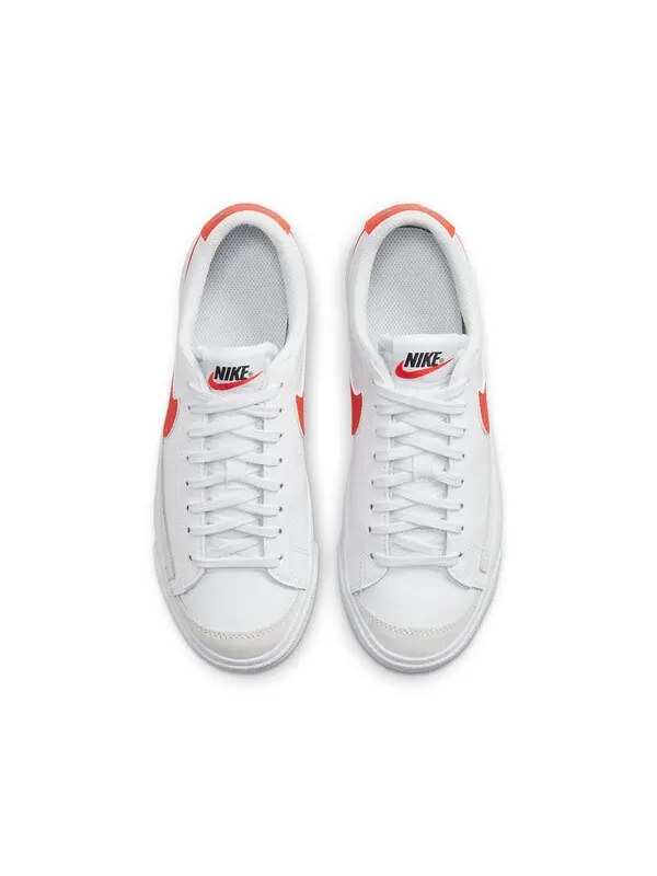 Кроссовки blazer low '77 'white team orange' Nike — изображение 4 из 4, белый/красный