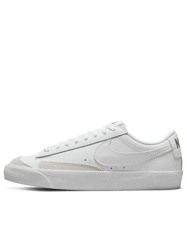 Кроссовки blazer low '77 'white flat pewter' Nike — изображение 1 из 4, белый