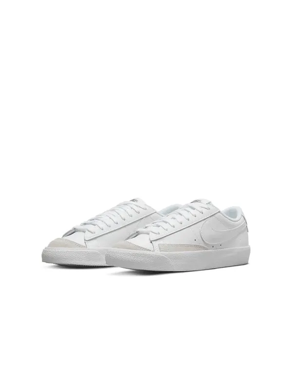 Кроссовки blazer low '77 'white flat pewter' Nike — изображение 3 из 4, белый