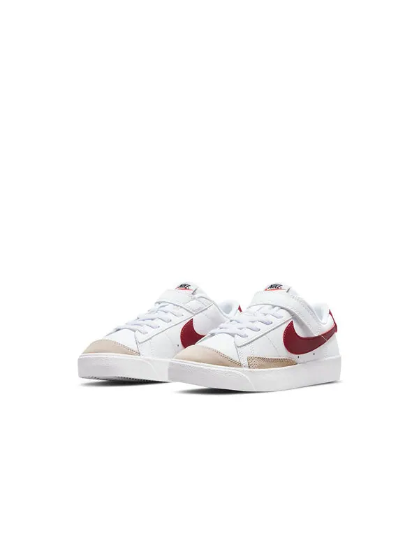 Кроссовки blazer low '77 'white team red' Nike — изображение 3 из 4, белый/красный