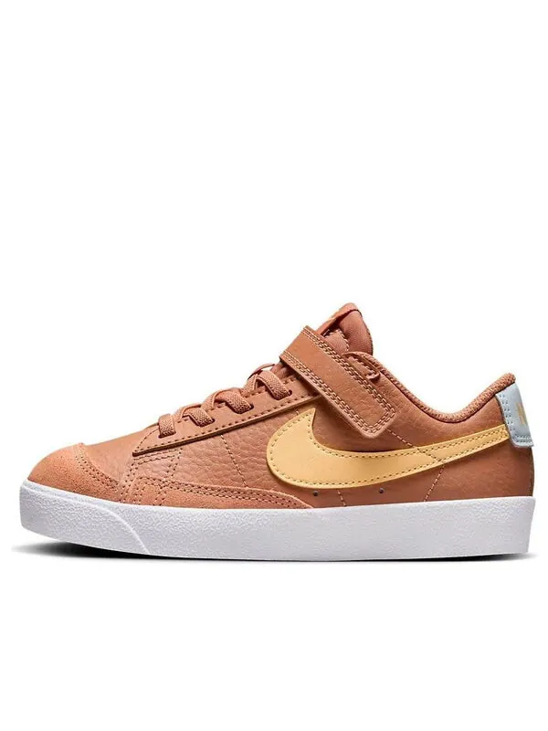 Кроссовки блейзер низкий Nike — изображение 1 из 4, коричневый/серый/белый