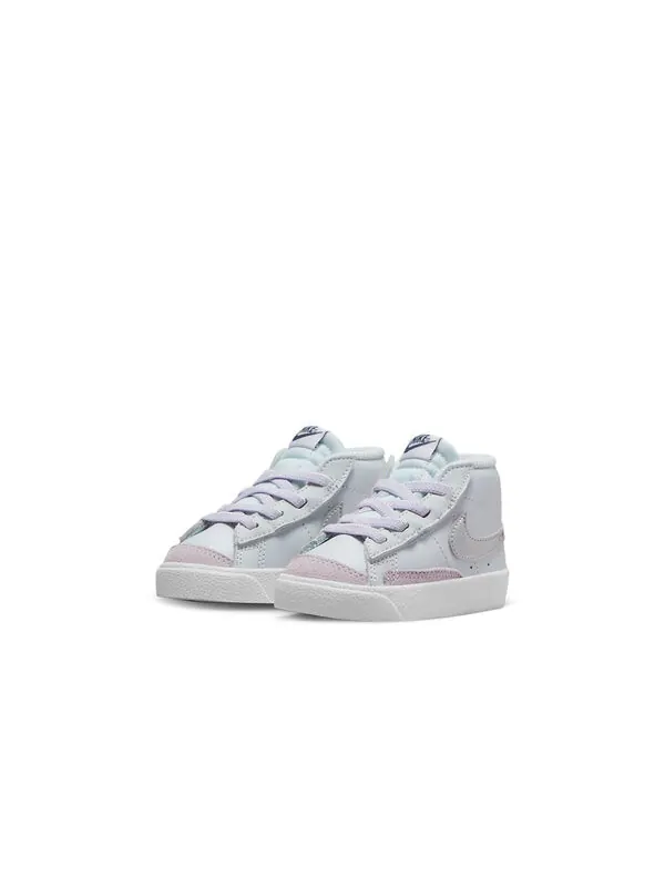 Кроссовки blazer mid '77 'platinum grape metallic silver' Nike — изображение 3 из 4, белый, серый, розовый
