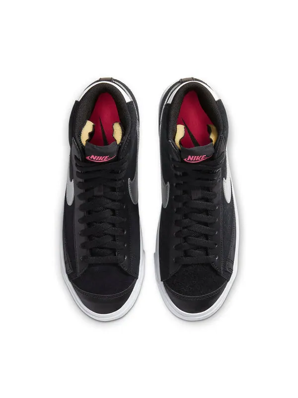 Кроссовки blazer mid vintage '77 'black metallic silver' Nike — изображение 4 из 4, черный