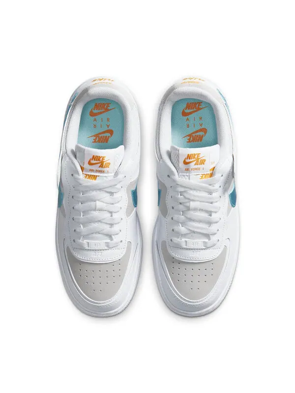 Кроссовки air force 1 shadow Nike — изображение 4 из 4, белый, серый, голубой