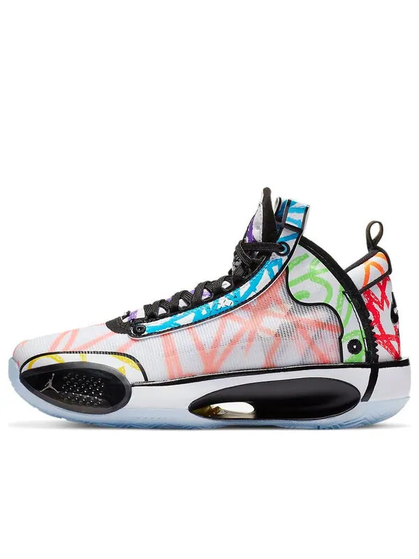 Кроссовки сион уильямсон х 34 Air Jordan — изображение 1 из 4, белый/черный-мульти