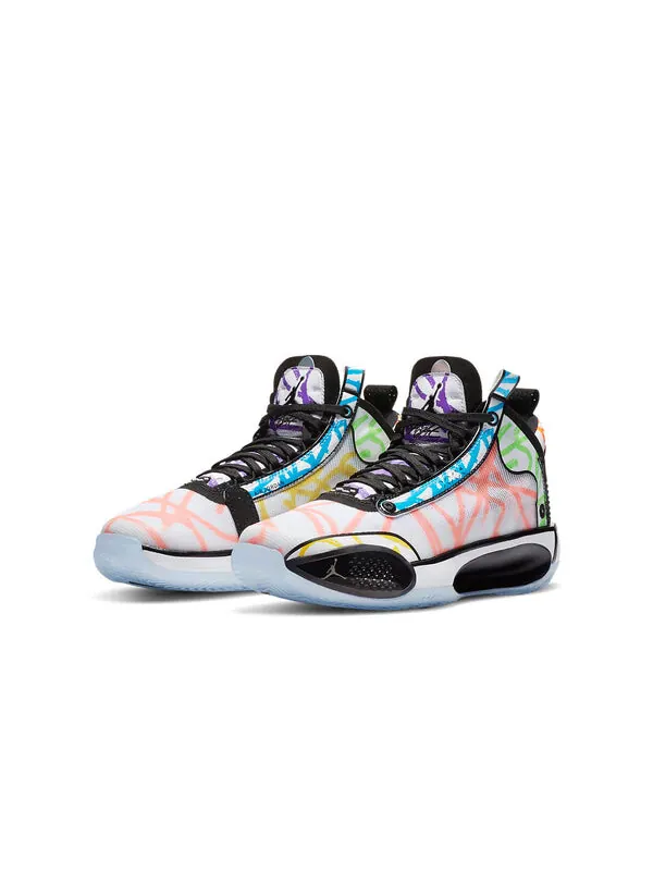 Кроссовки сион уильямсон х 34 Air Jordan — изображение 3 из 4, белый/черный-мульти