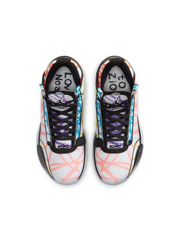 Кроссовки сион уильямсон х 34 Air Jordan — изображение 4 из 4, белый/черный-мульти