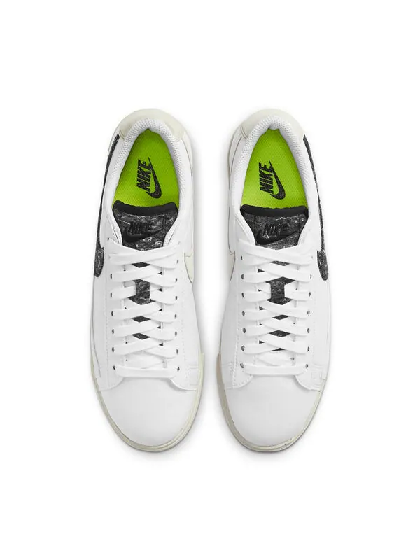 Кроссовки блейзер низкий se Nike — изображение 4 из 4, белый/черный