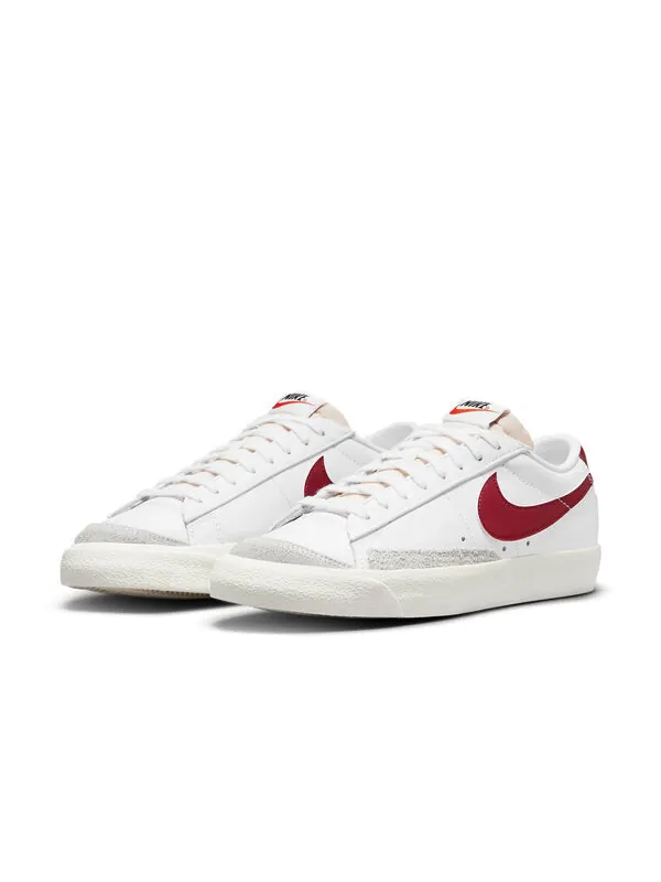 Кроссовки blazer low '77 vintage 'team red' Nike — изображение 3 из 4, белый/красный
