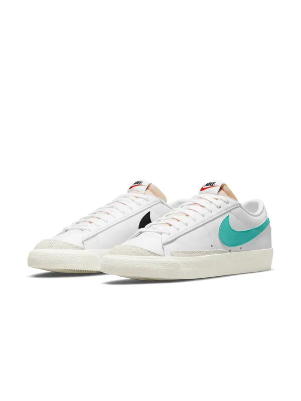 Кроссовки blazer low '77 vintage 'white washed teal' Nike — изображение 3 из 4, черный/белый/зеленый