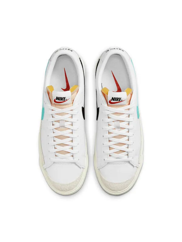 Кроссовки blazer low '77 vintage 'white washed teal' Nike — изображение 4 из 4, черный/белый/зеленый