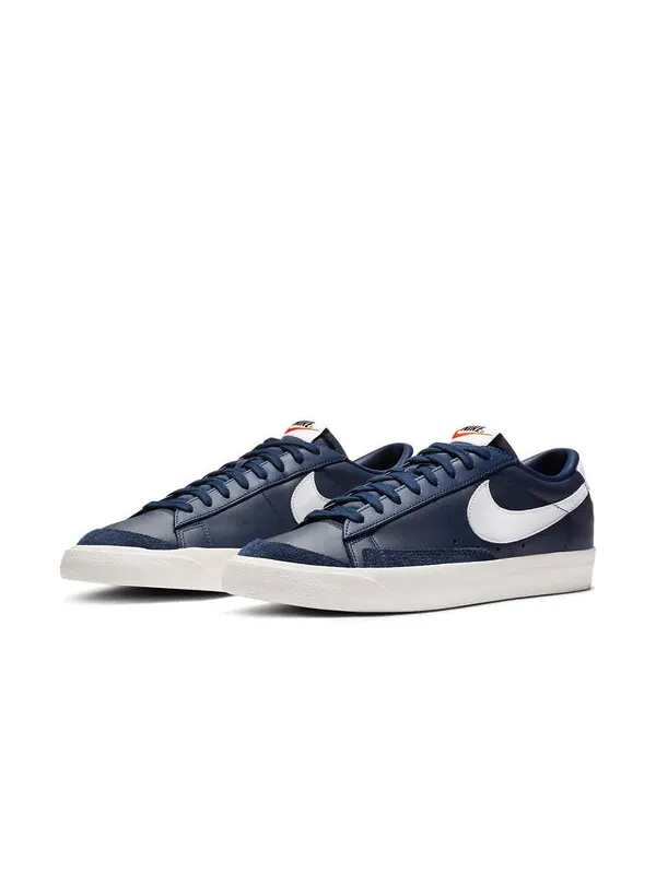 Кроссовки blazer low '77 vintage 'midnight navy' Nike — изображение 3 из 4, синий/белый