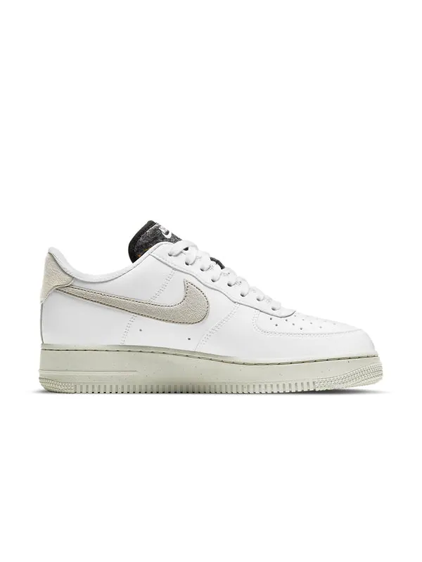 Кроссовки air force 1 recycled wool pack - white black' Nike — изображение 2 из 4, белый