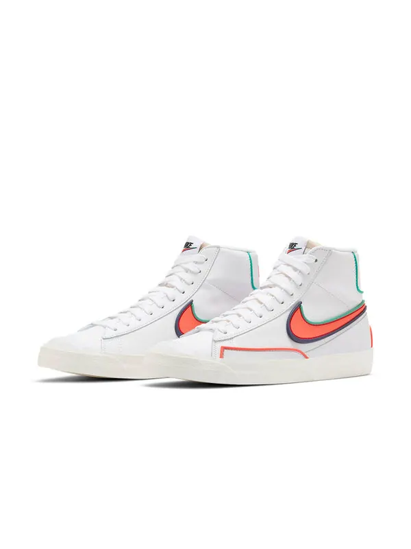 Кроссовки blazer mid '77 infinite 'white blue void crimson' Nike — изображение 3 из 4