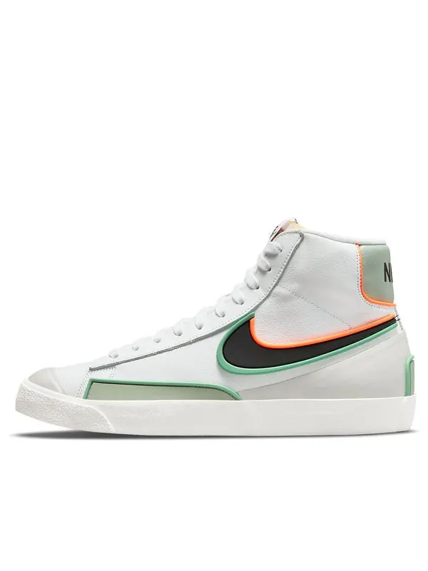Кроссовки blazer mid '77 infinite 'white roma green' Nike — изображение 1 из 4, белый, серый, зеленый