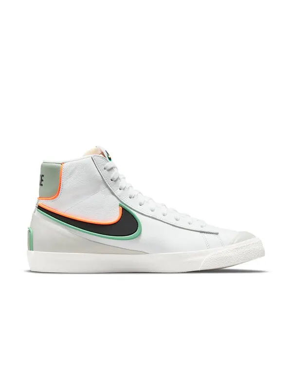 Кроссовки blazer mid '77 infinite 'white roma green' Nike — изображение 2 из 4, белый, серый, зеленый