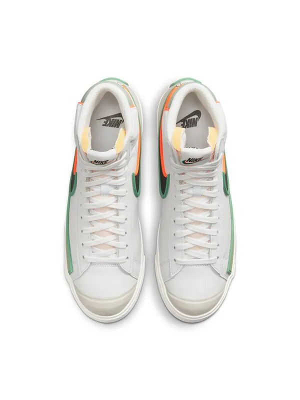 Кроссовки blazer mid '77 infinite 'white roma green' Nike — изображение 4 из 4, белый, серый, зеленый