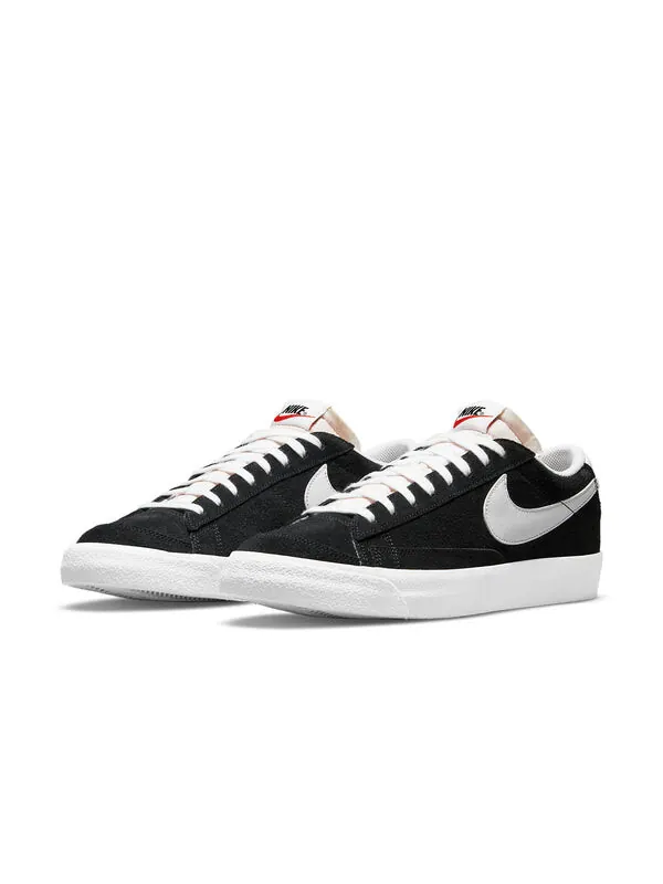 Кроссовки blazer low '77 suede 'black white' Nike — изображение 3 из 4, черный/белый