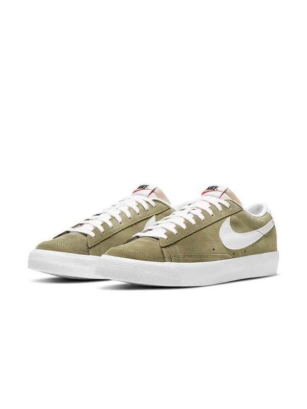 Кроссовки blazer low '77 'medium khaki' Nike — изображение 3 из 4, оливковый зеленый