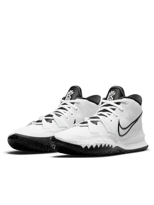 Кроссовки kyrie 7 tb 'white black' Nike — изображение 3 из 4, белый/черный