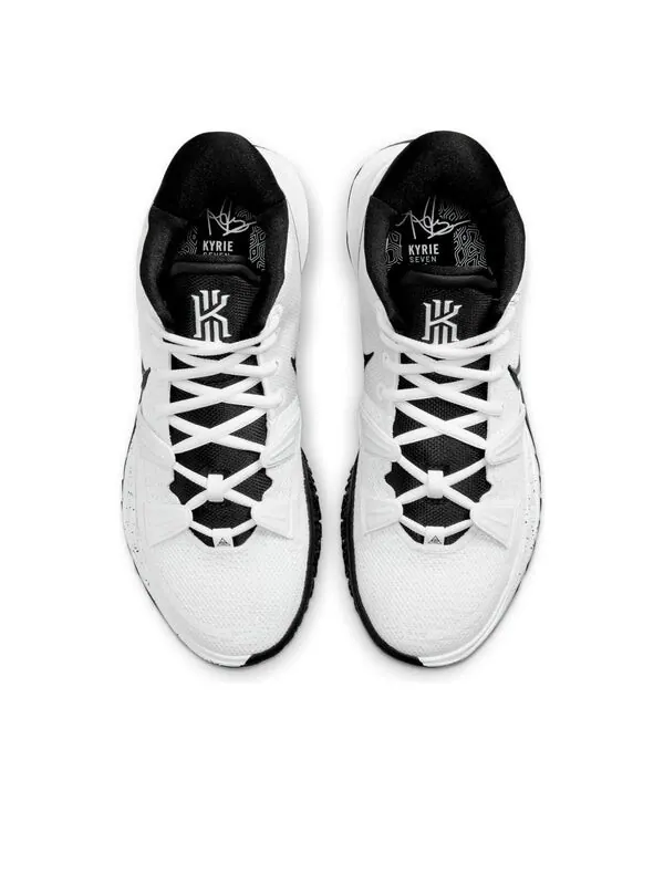 Кроссовки kyrie 7 tb 'white black' Nike — изображение 4 из 4, белый/черный