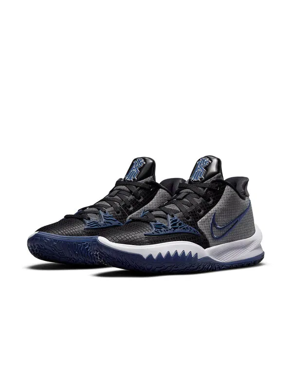 Кроссовки kyrie low 4 tb 'black midnight navy' Nike — изображение 3 из 4, черный/синий