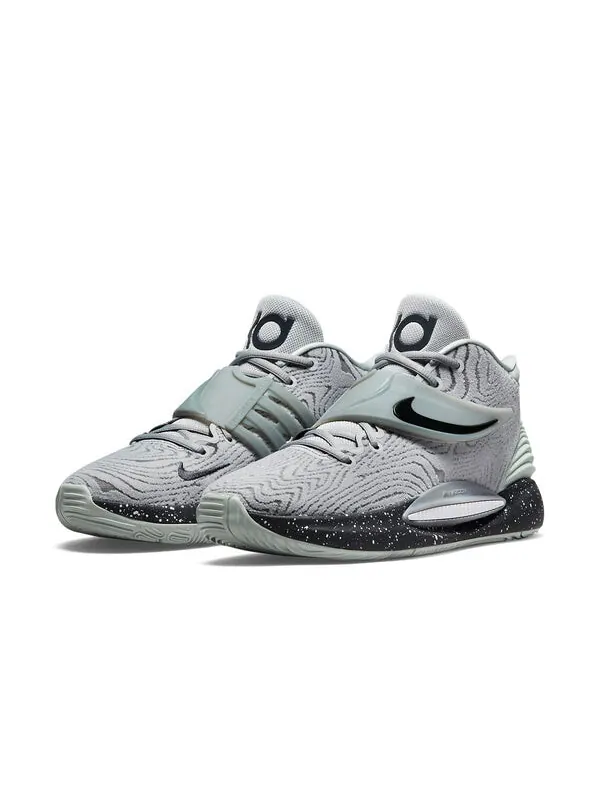 Кроссовки кд 14 тб Nike — изображение 3 из 4, серебристый/серый