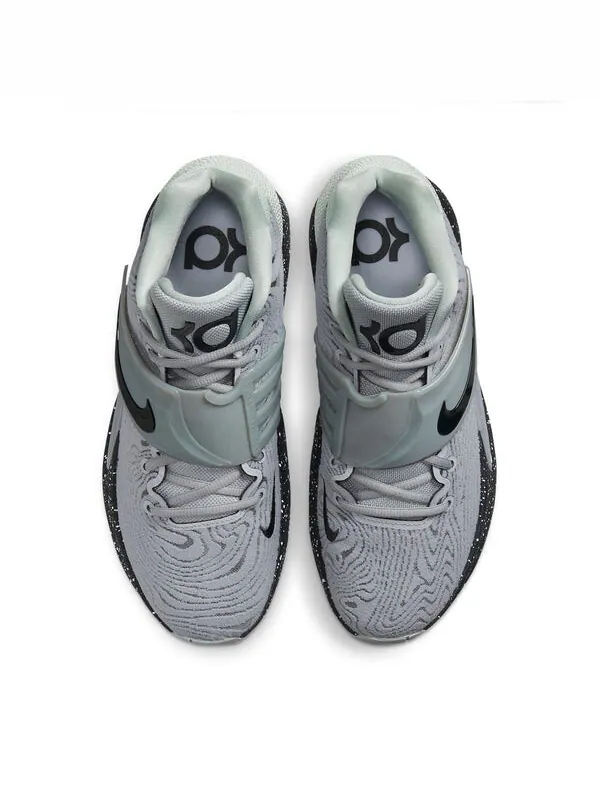 Кроссовки кд 14 тб Nike — изображение 4 из 4, серебристый/серый